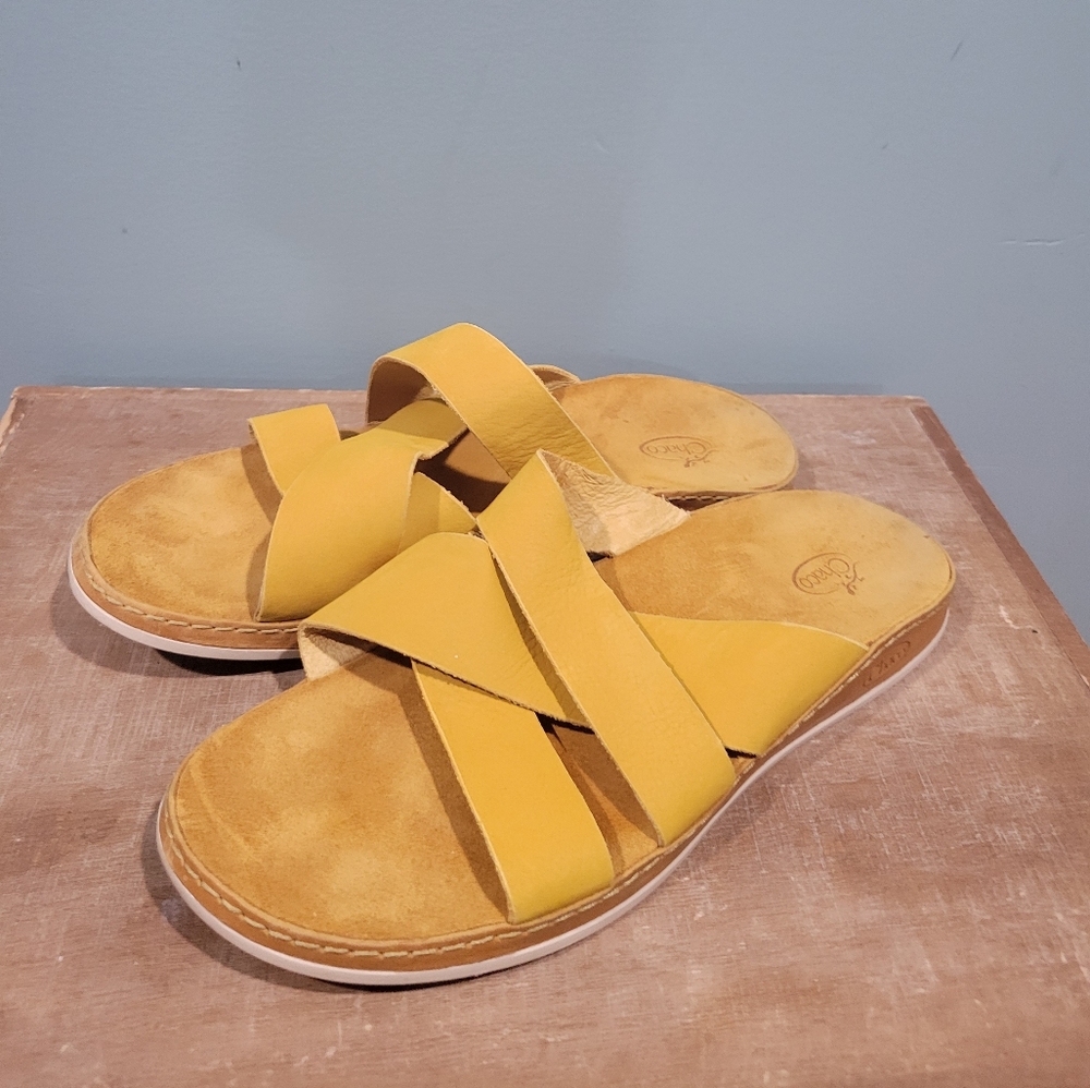 Chaco Yellow Sandals